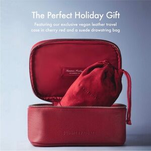 Summer Fridays Limited Edition Cherry Vegan Leather Travel Case